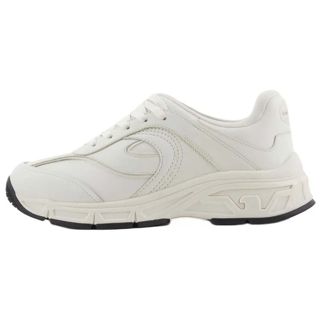 

Кроссовки EMPORIO ARMANI Chunky Sneakers Men Low-top White, белый