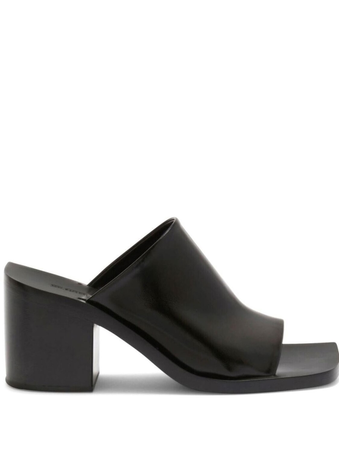 

Jil Sander мюли на блочном каблуке, черный
