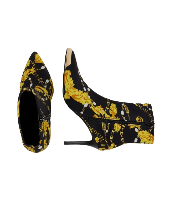 Ботильоны Versace Jeans Couture, черный — фото 4