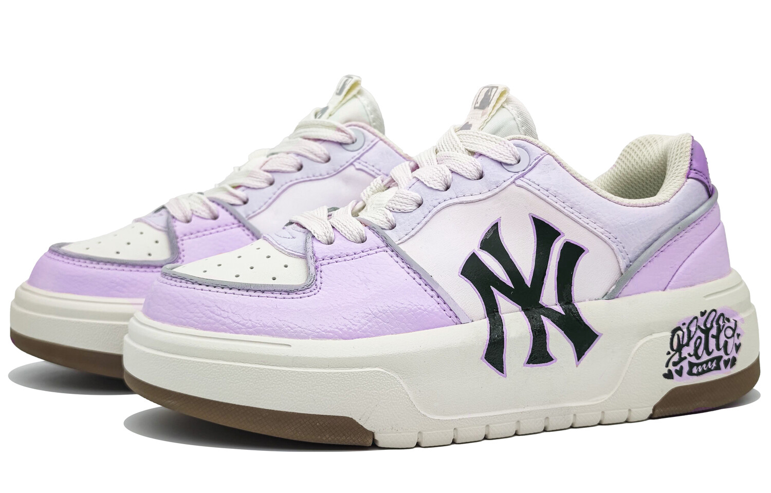 

Кроссовки MLB Chunky Liner Skateboarding Shoes Unisex Low-top Purple, фиолетовый