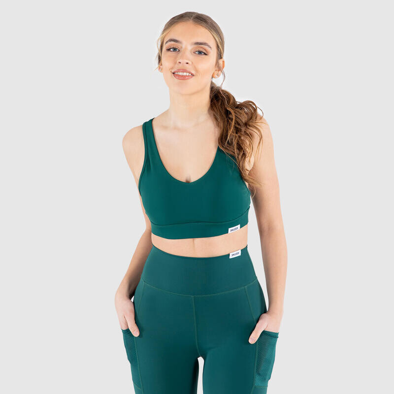 

Женский спортивный бюстгальтер Willow Green для спорта и отдыха SMILODOX, цвет gruen