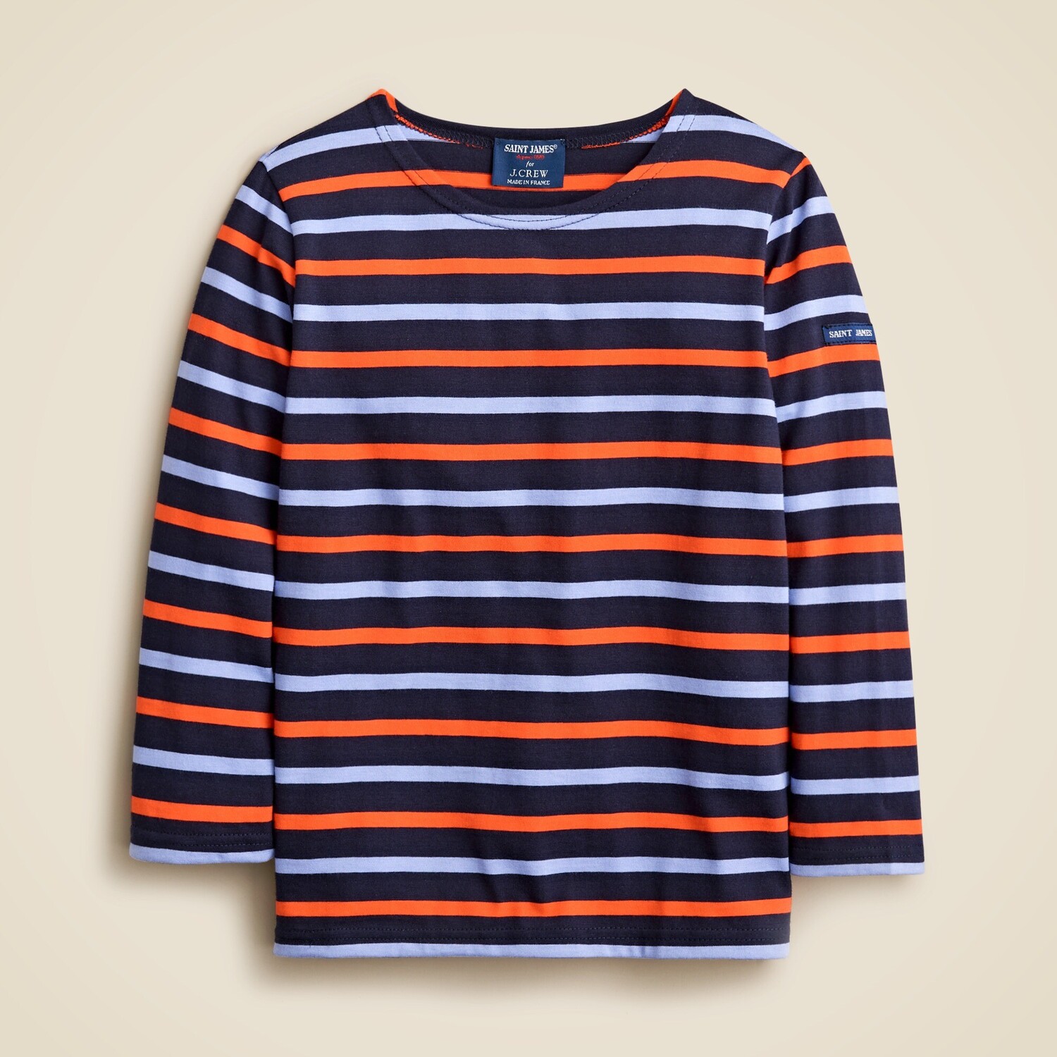 

Футболка в полоску с длинными рукавами X crewcuts Saint James, синий