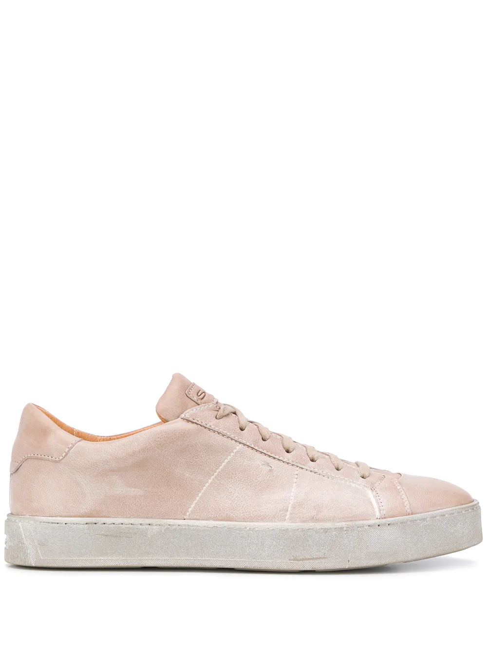 

Кроссовки на шнуровке Santoni, нейтральный
