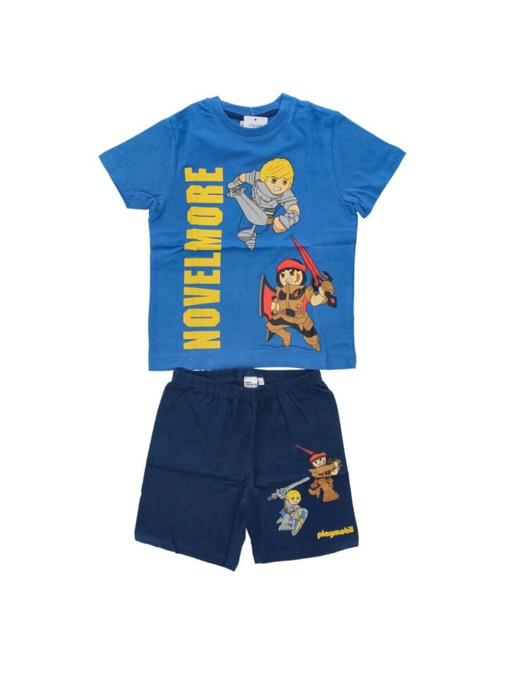 

Футболка COFI 1453 Playmobil Shortama Freizeitbekleidung für Kinder 100% Baumwolle, синий
