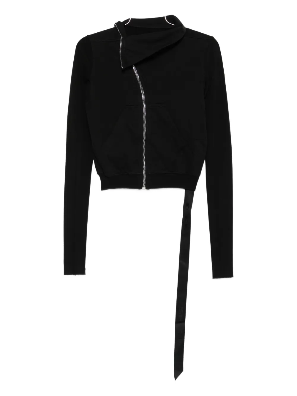 

Асимметричная толстовка с застежкой-молнией Rick Owens DRKSHDW, черный