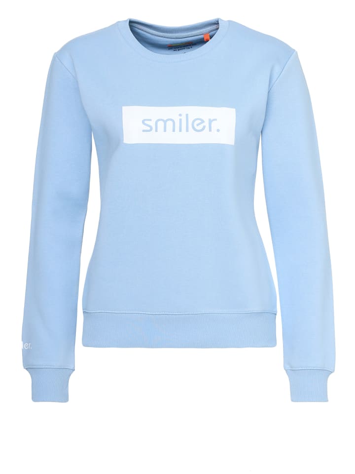 

Толстовка smiler., светло-синий