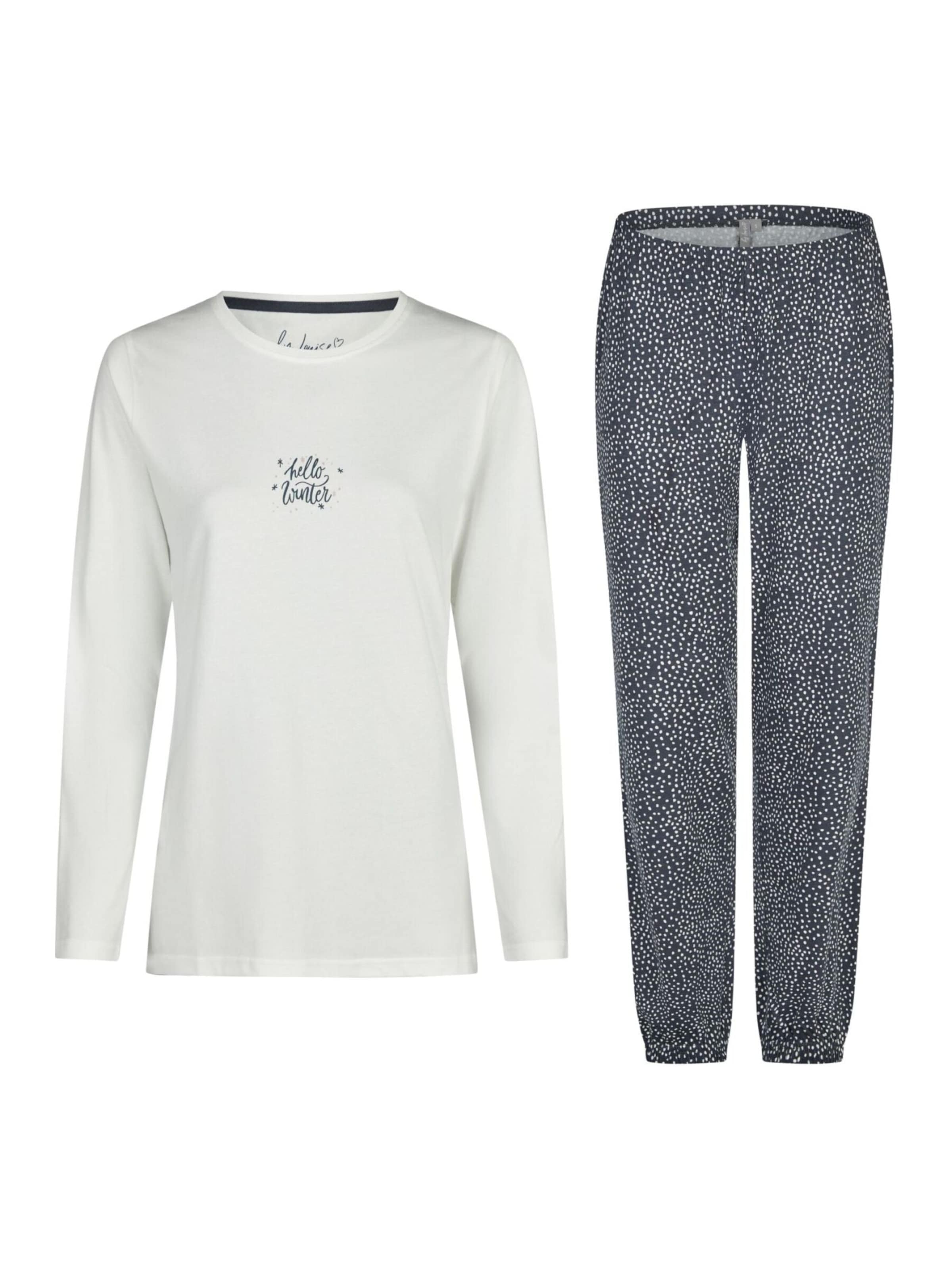 

Пижама 'by Louise женская пижама с уютными носками длинная ночная одежда интерлок' в бежевом цвете