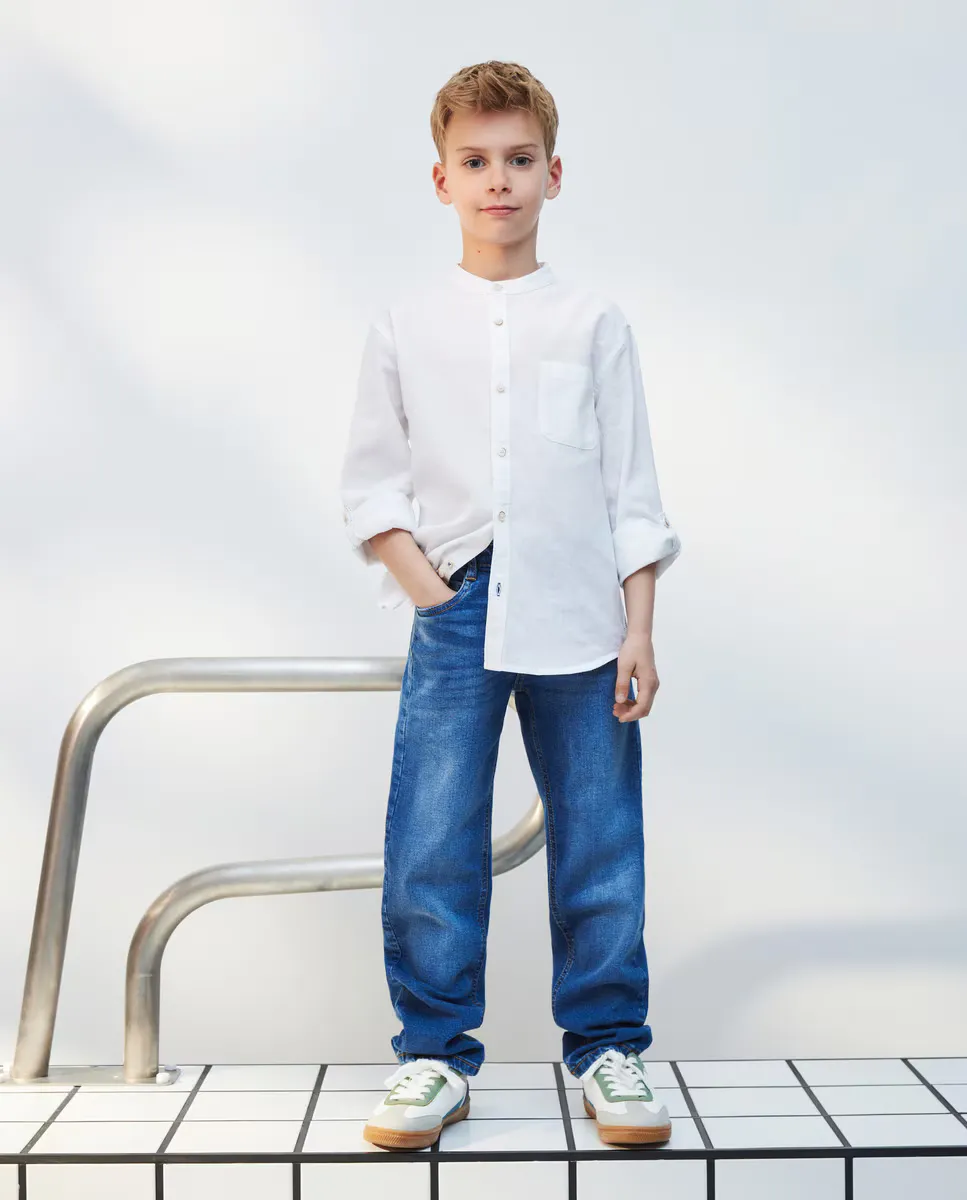 

Обычные джинсы для мальчиков Kids El Corte Inglés, бледно-голубой