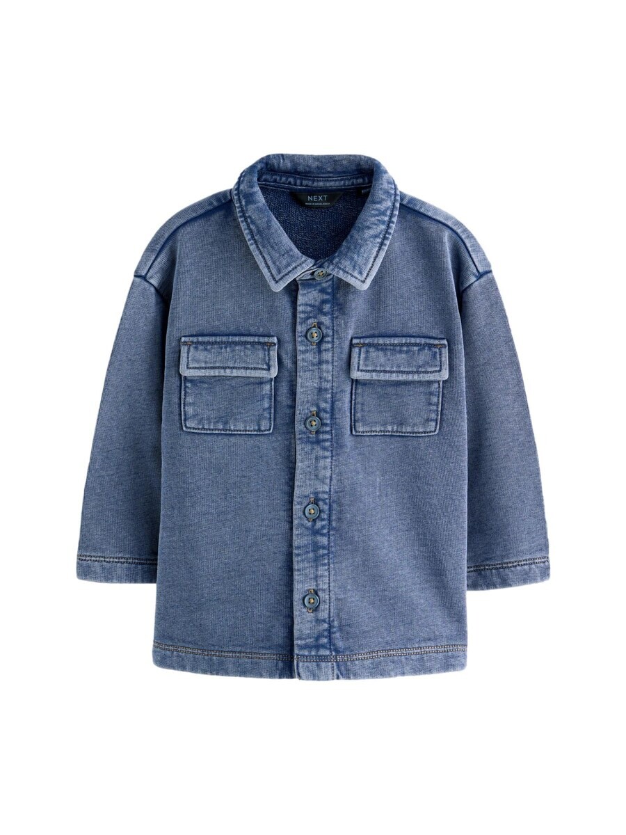 

Рубашка на пуговицах Next Regular fit Button Up Shirt, синий