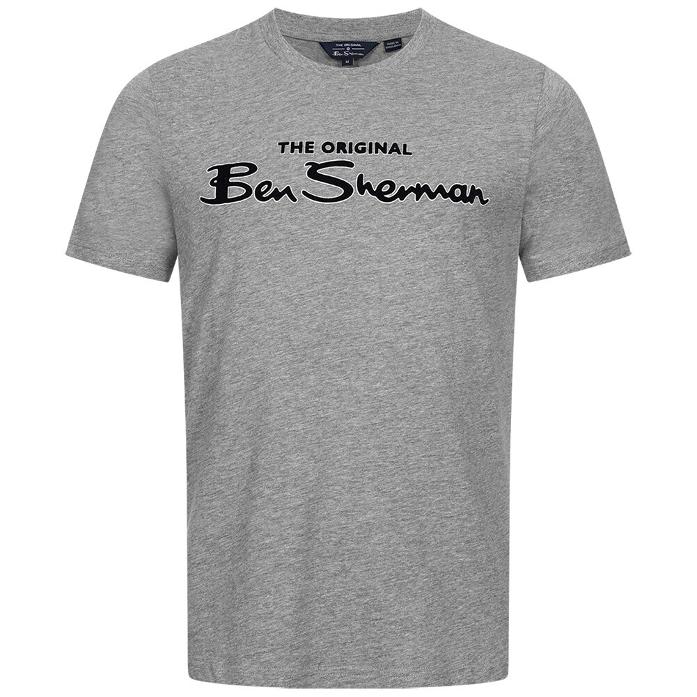 

Мужская футболка BEN SHERMAN с флокированным логотипом