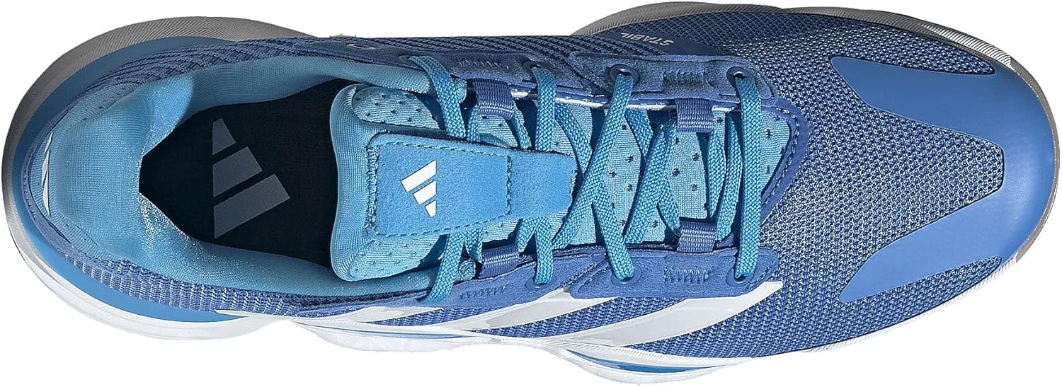 Мужские домашние кроссовки Adidas Stabil 16, Blue White — фото 4