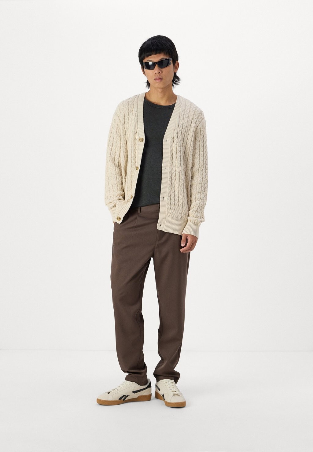 

Кардиган SLHRELAXED Selected Homme, бежевый