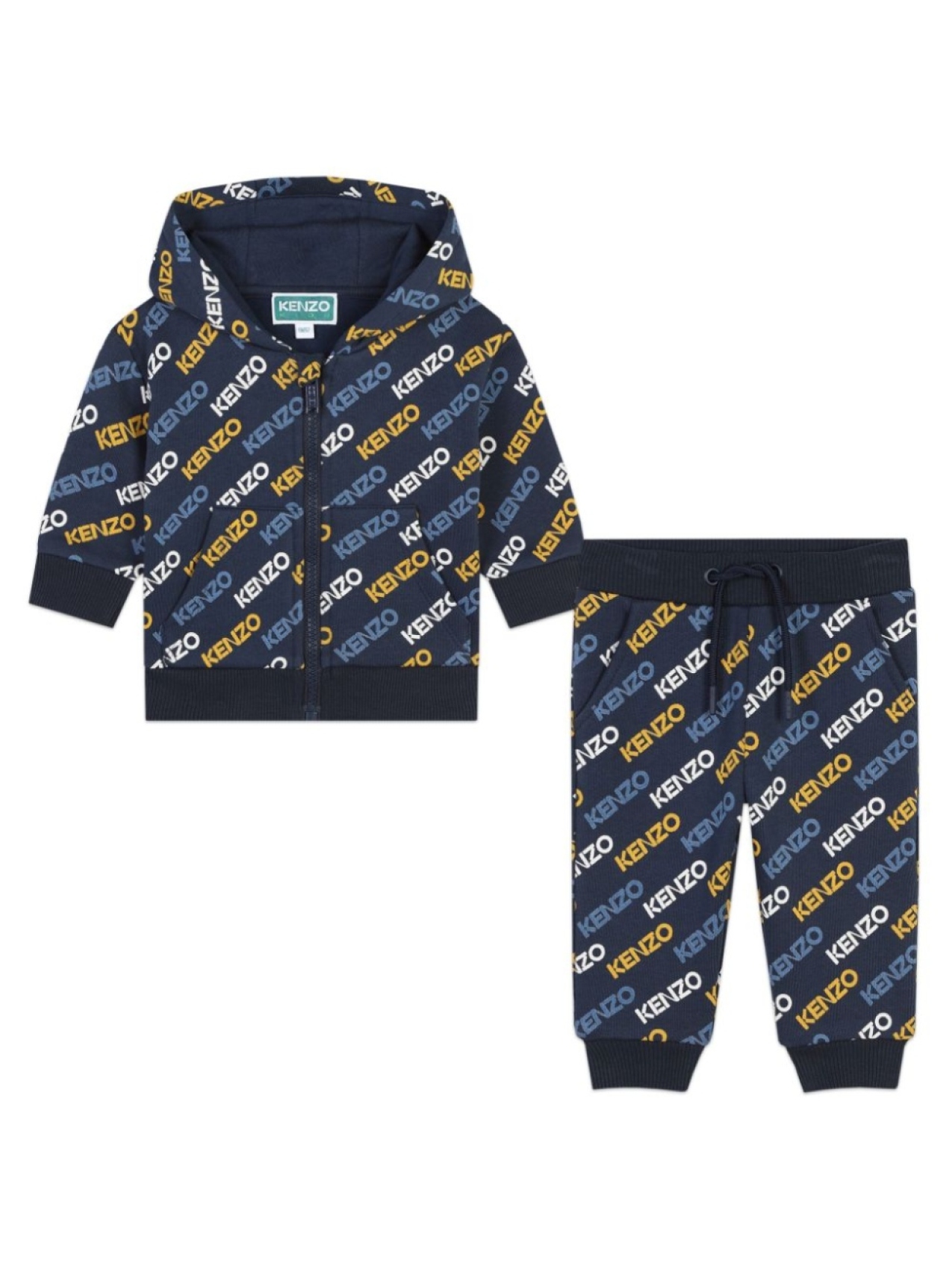 

Kenzo Kids спортивный костюм с логотипом, синий