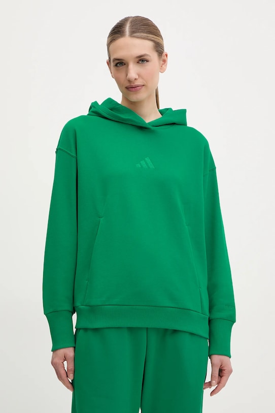 

Хлопковая толстовка ALL SZN Adidas, зеленый