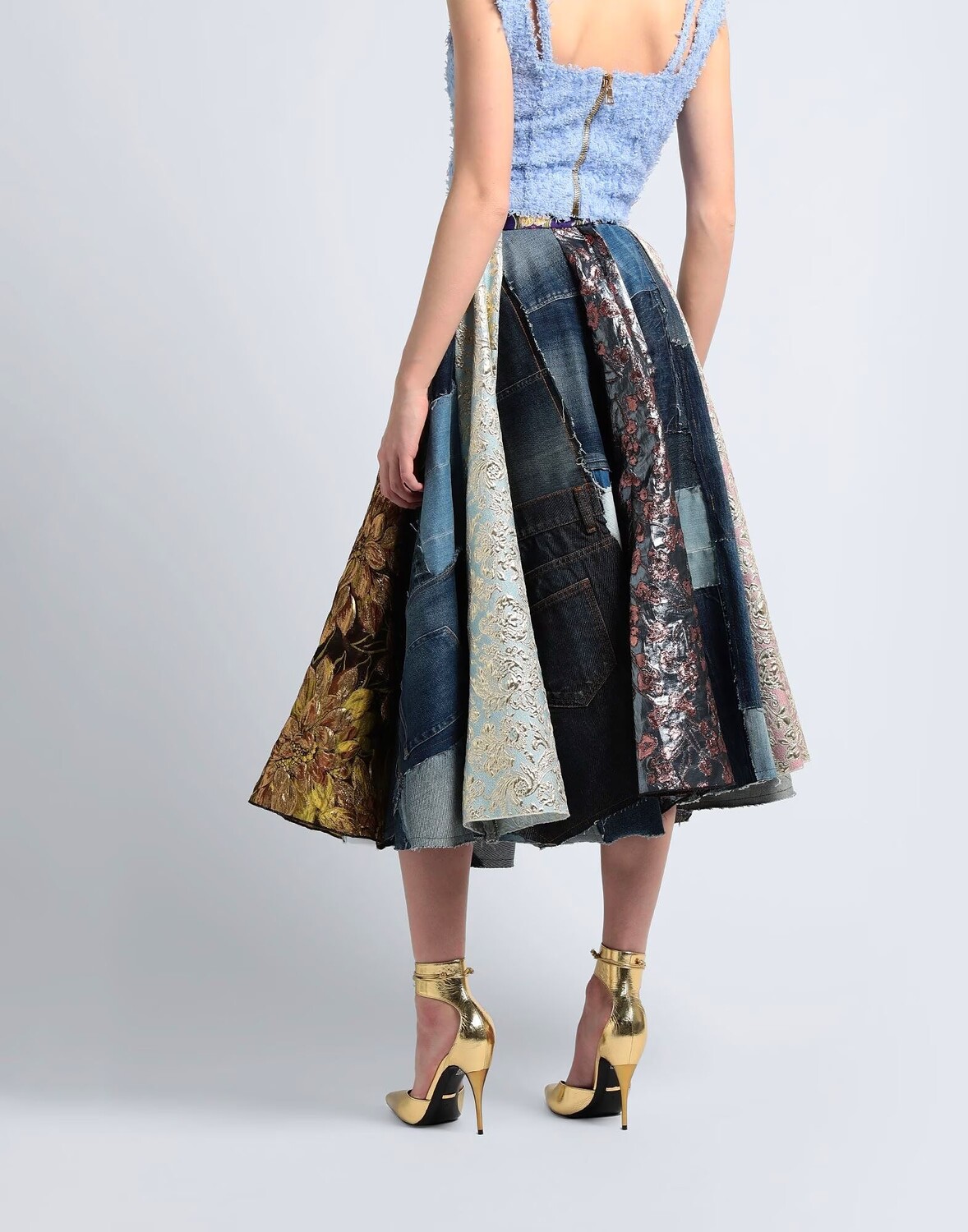 Юбка Dolce&Gabbana, синий — фото 3