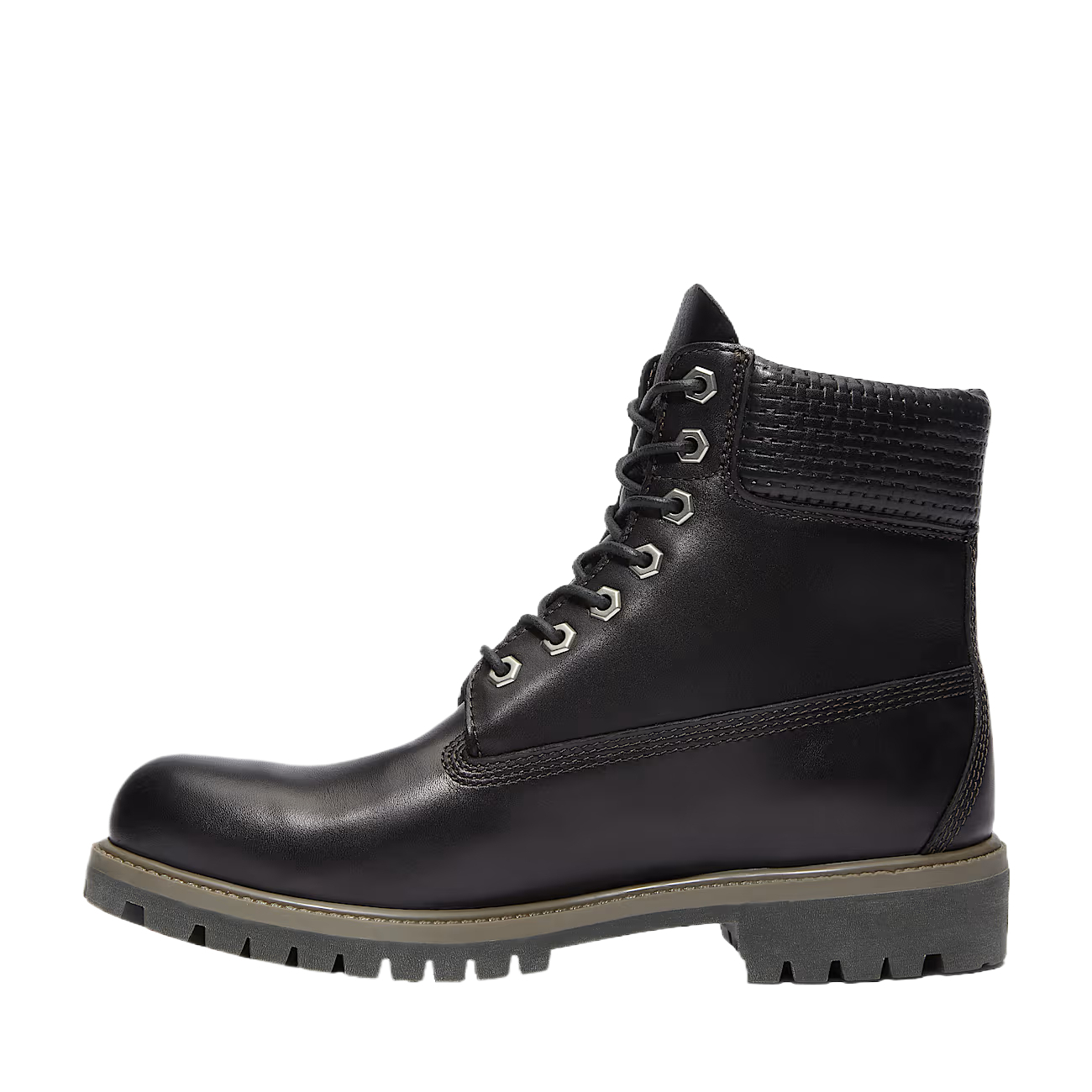Ботинки со шнуровкой и мягким воротником Timberland, черный/темно-коричневый — фото 3