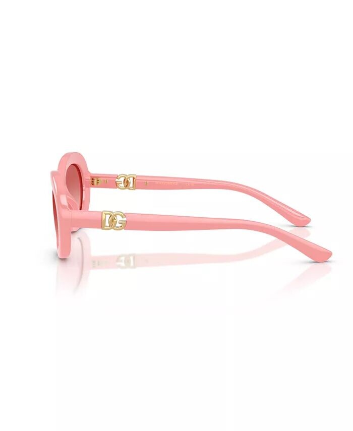 Детские женские солнцезащитные очки Dolce & Gabbana DX6007U Dolce&Gabbana, розовый — фото 3