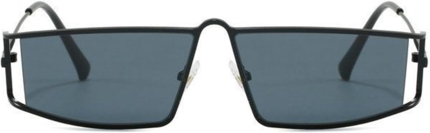 

Солнцезащитные очки Willochra в маленькой оправе в стиле Y2K для женщин и мужчин, роскошные прямоугольные металлические солнцезащитные очки для женщин, нестандартной формы, защита от ультрафиолета UV400, C1