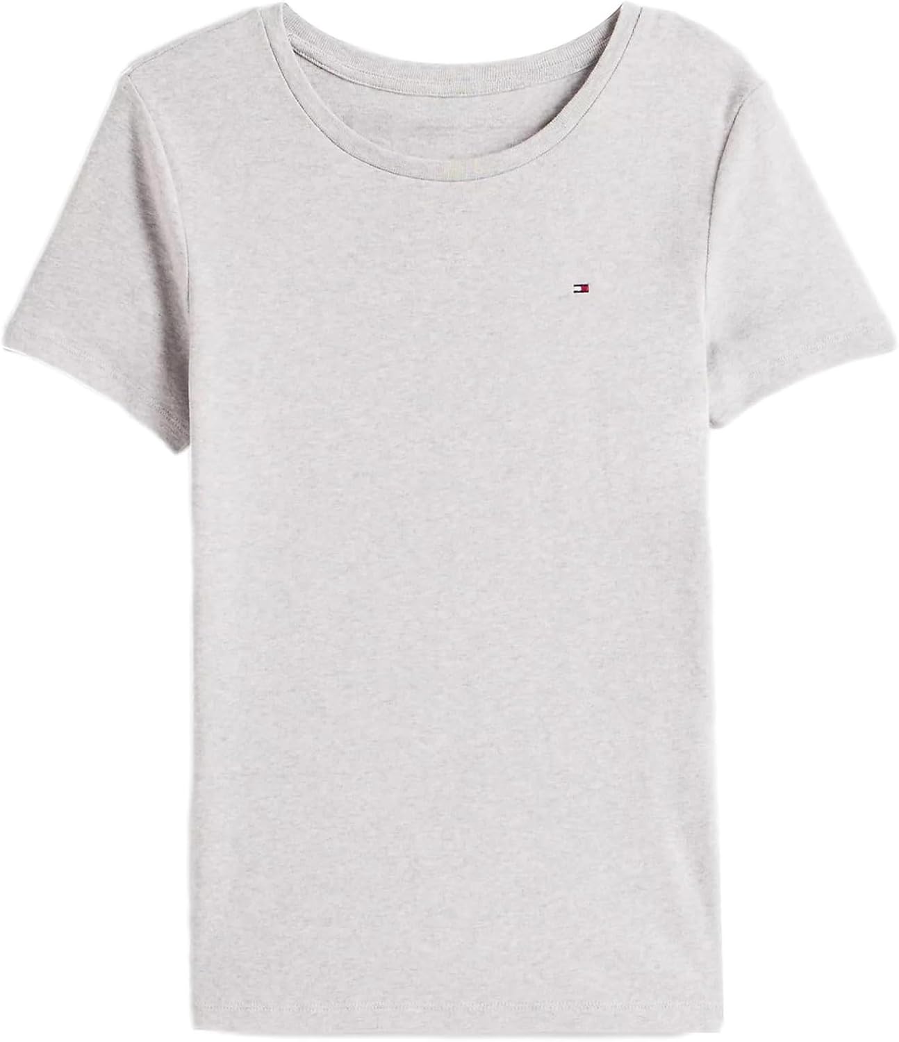 

Tommy Hilfiger Женская базовая базовая хлопковая легкая мягкая, Grey Heather, Серый, Tommy Hilfiger Женская базовая базовая хлопковая легкая мягкая, Grey Heather