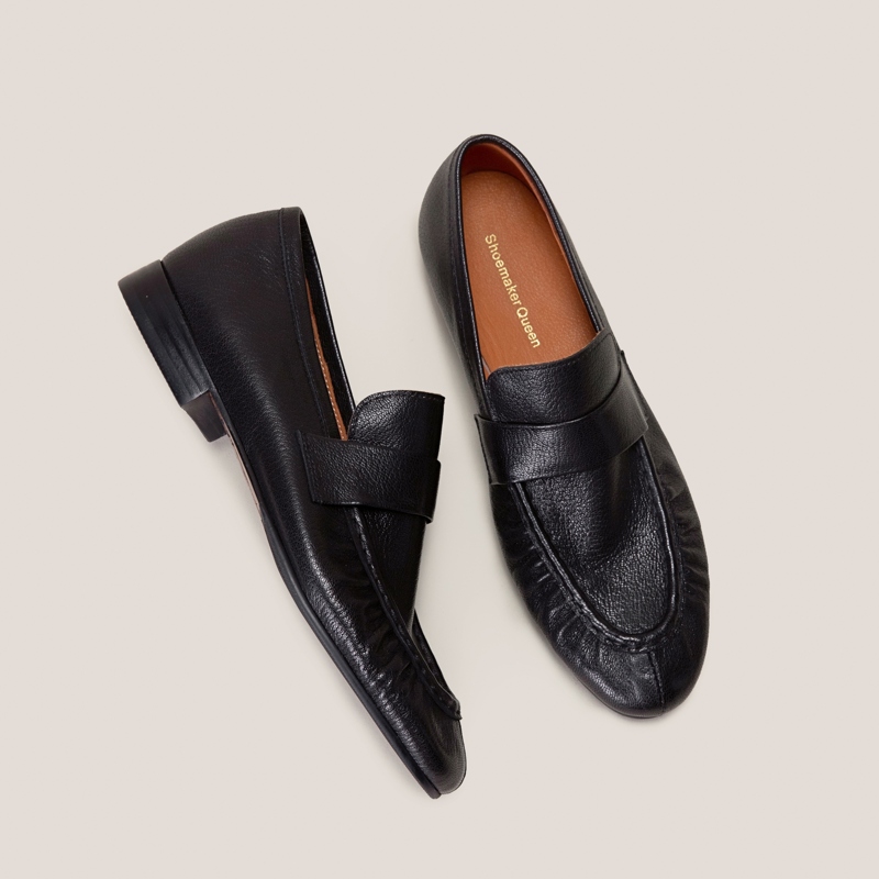 SHOEMAKER QUEEN Женские лоферы молочно-белые, цвет Milk White — фото 4