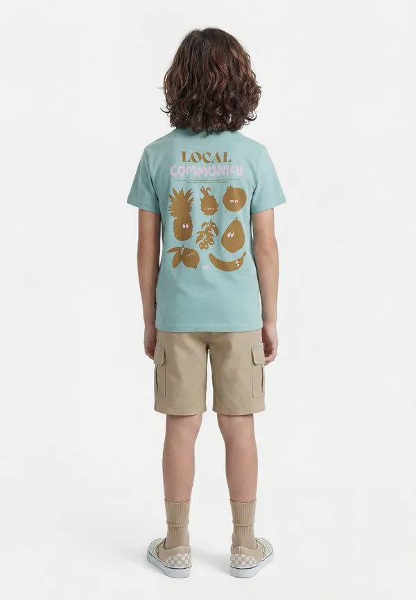 Футболка унисекс с принтом fruits tide Quiksilver, Blue Haze — фото 2