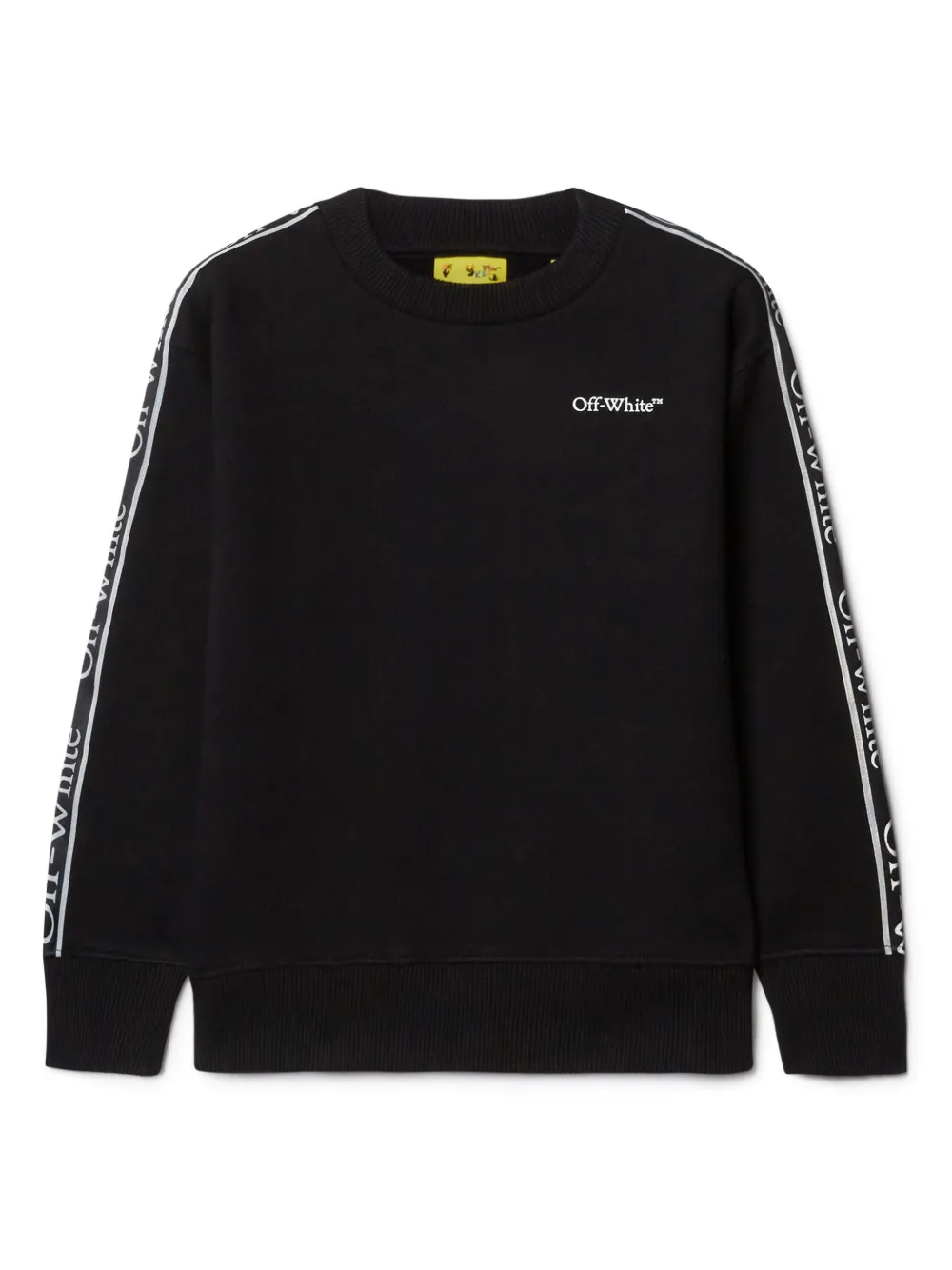 

Толстовка Bookish Logo Band OFF-WHITE KIDS, черный