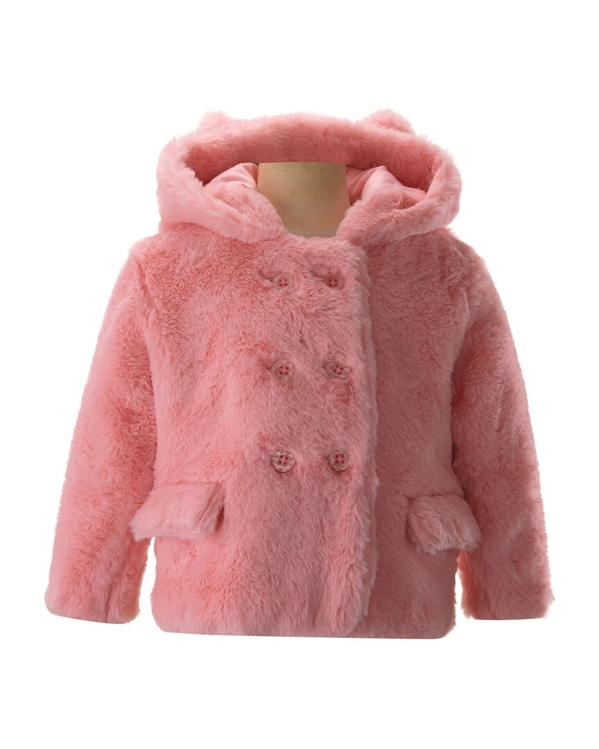 

Тедди пальто Rachel Riley, розовый