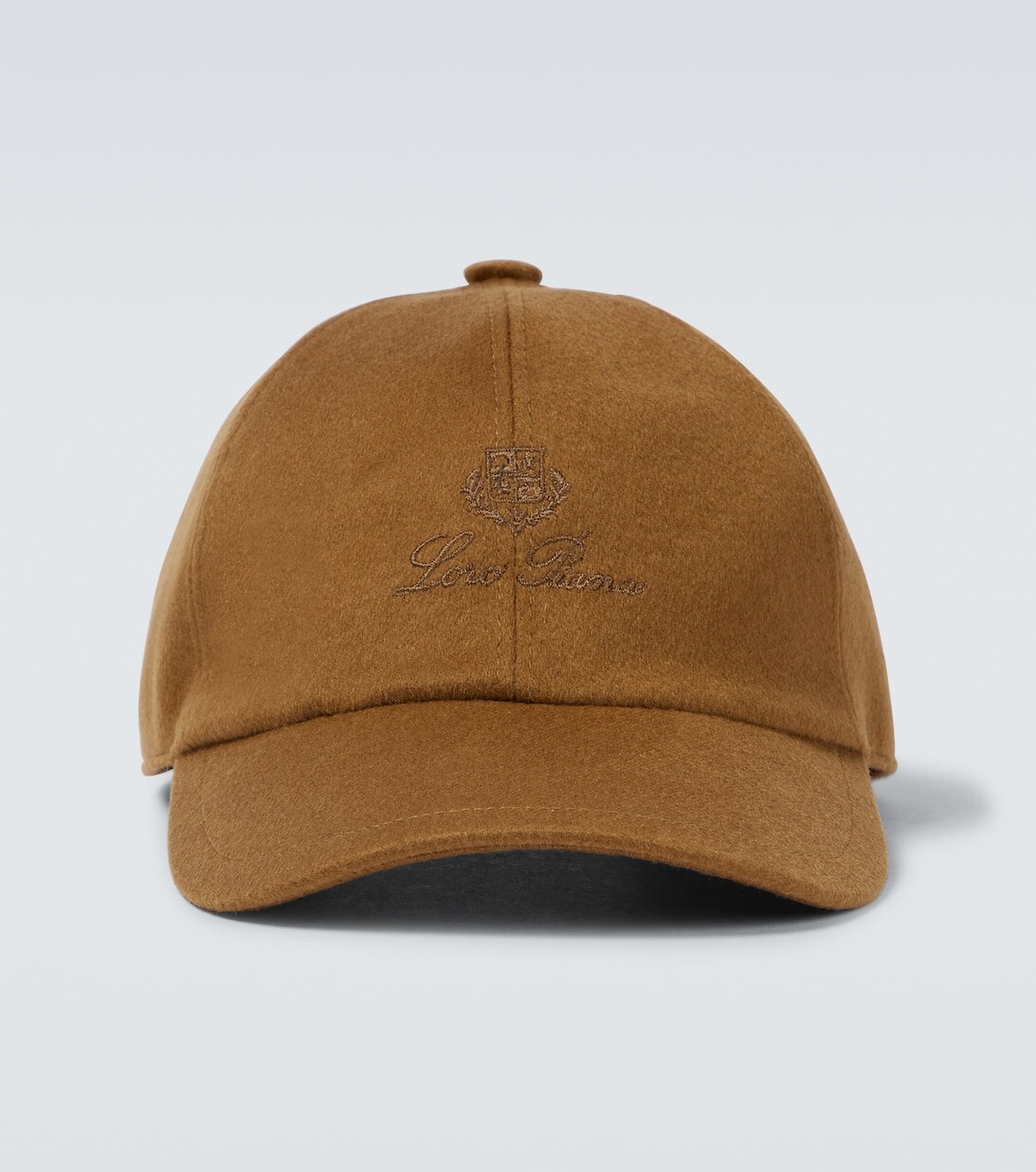 

Кашемировая бейсболка с логотипом Loro Piana, коричневый