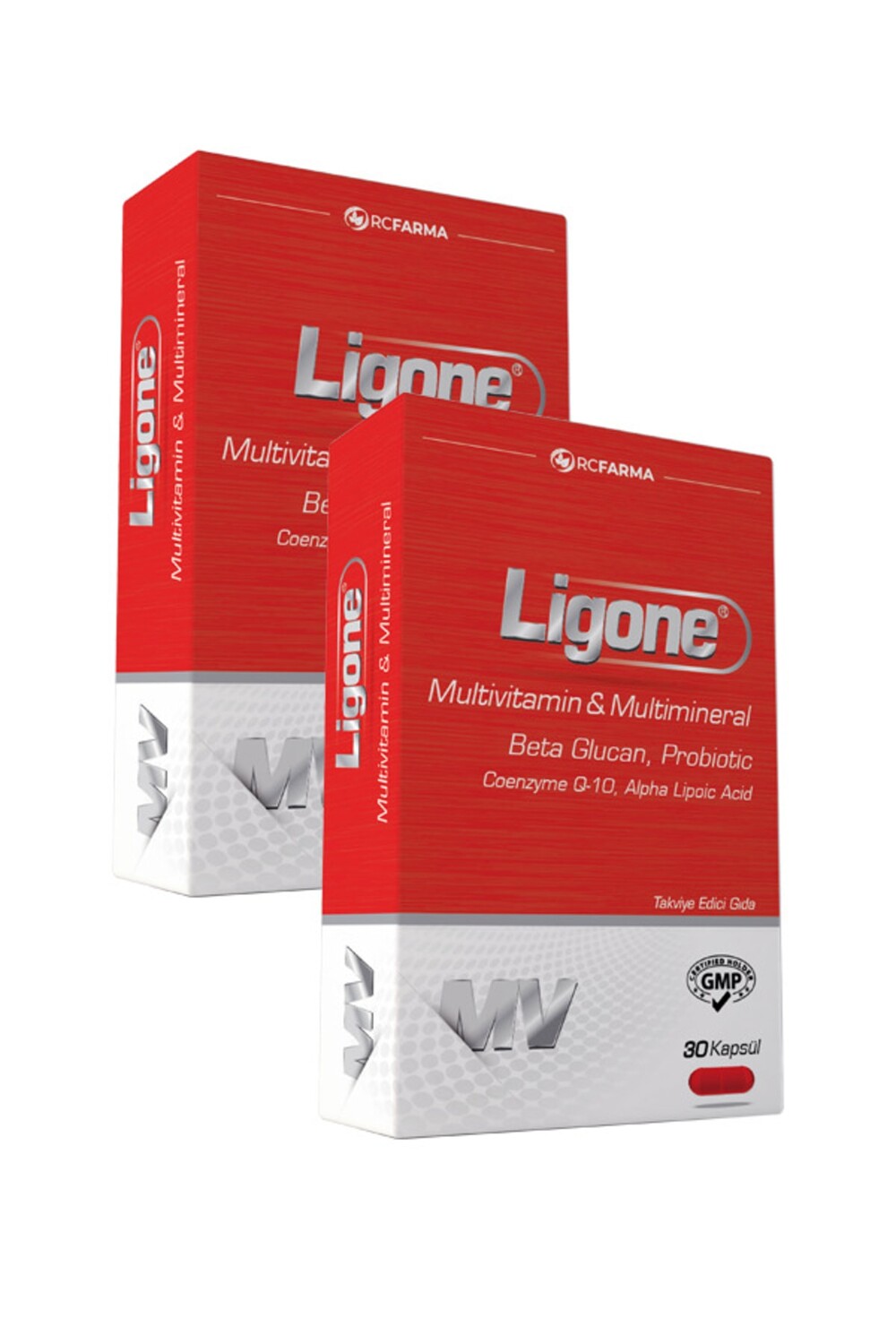 

Ligone Бета-глюкан Пробиотик Мультивитамин 30 Капсул 2x