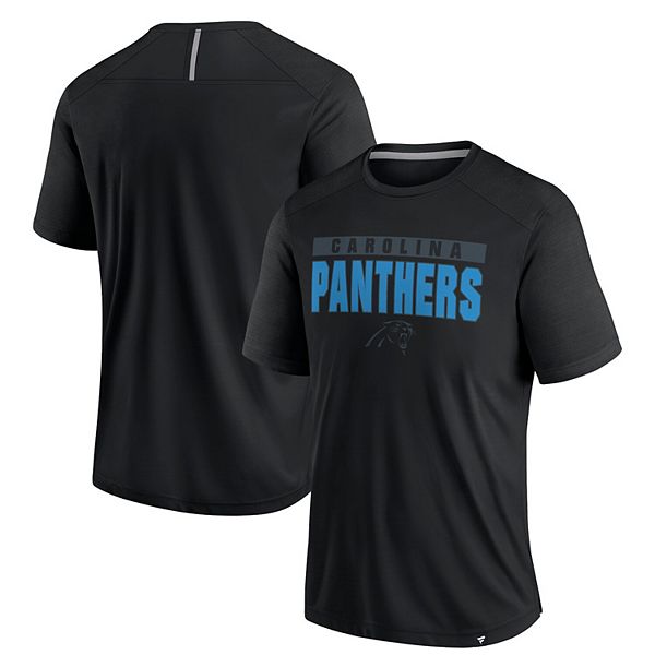

Мужская черная футболка Carolina Panthers Defender Blackout Fanatics