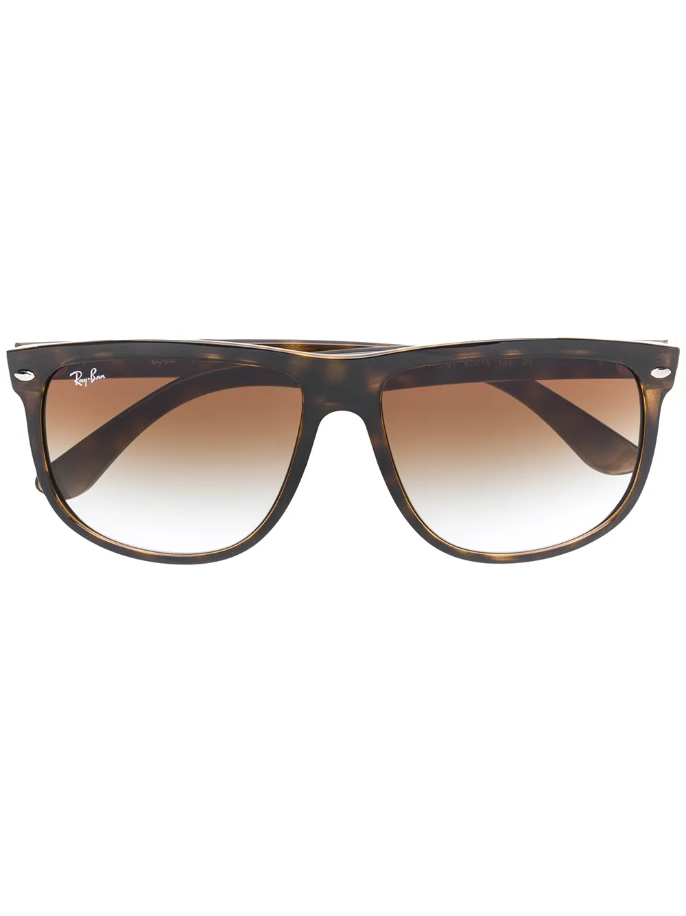 

Солнцезащитные очки черепаховой расцветки Ray-Ban, коричневый