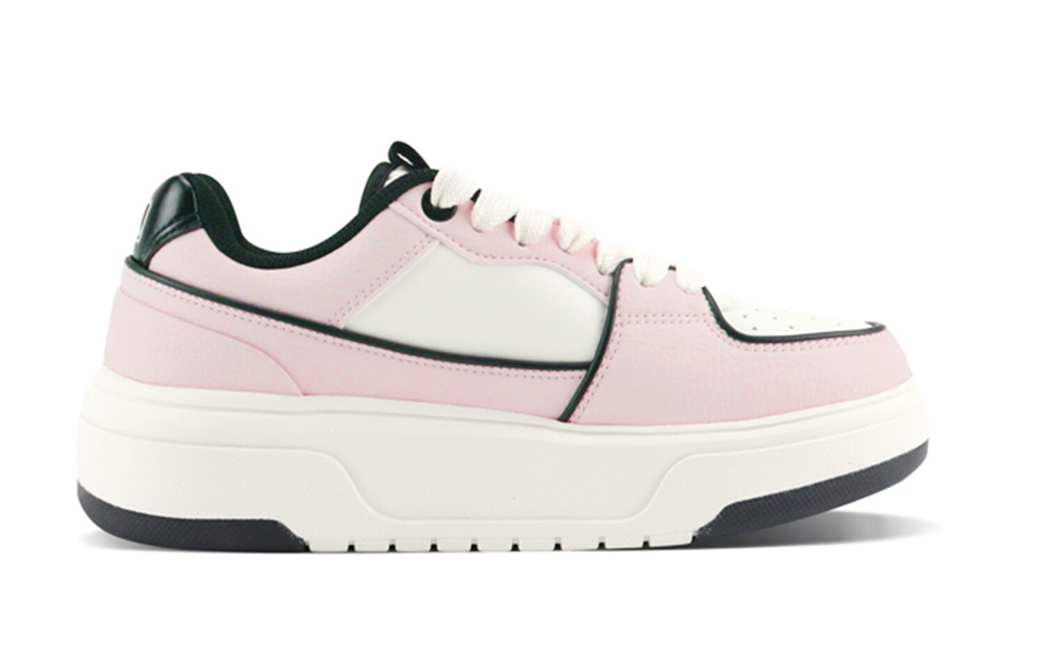 

Кроссовки MLB Chunky Liner Skateboarding Shoes Unisex Low-top Pink White Black, черный