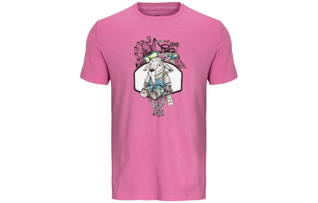 

Мужская футболка Under Armour, цвет Pink