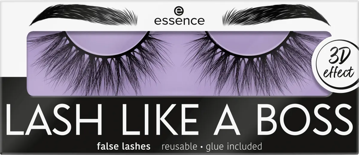 

Ресницы искусственные Like A Boss 02 Limitless (1 пара) 2 шт. essence