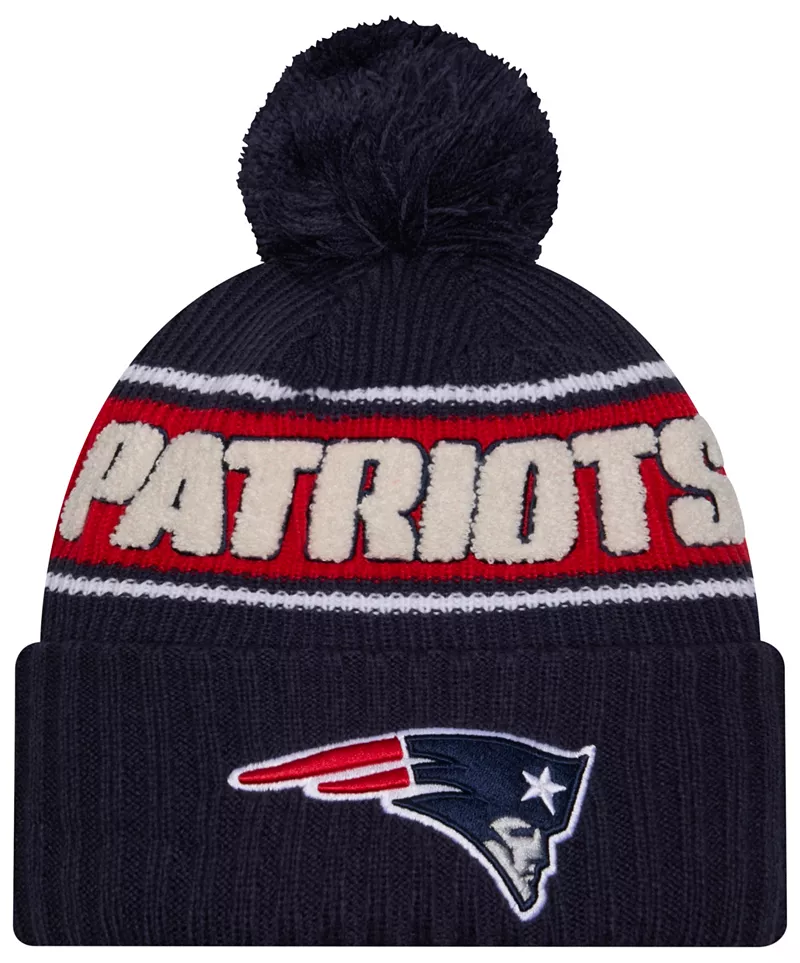 

Мужская цветная вязаная шапка New Era New England Patriots Sideline Sport Team