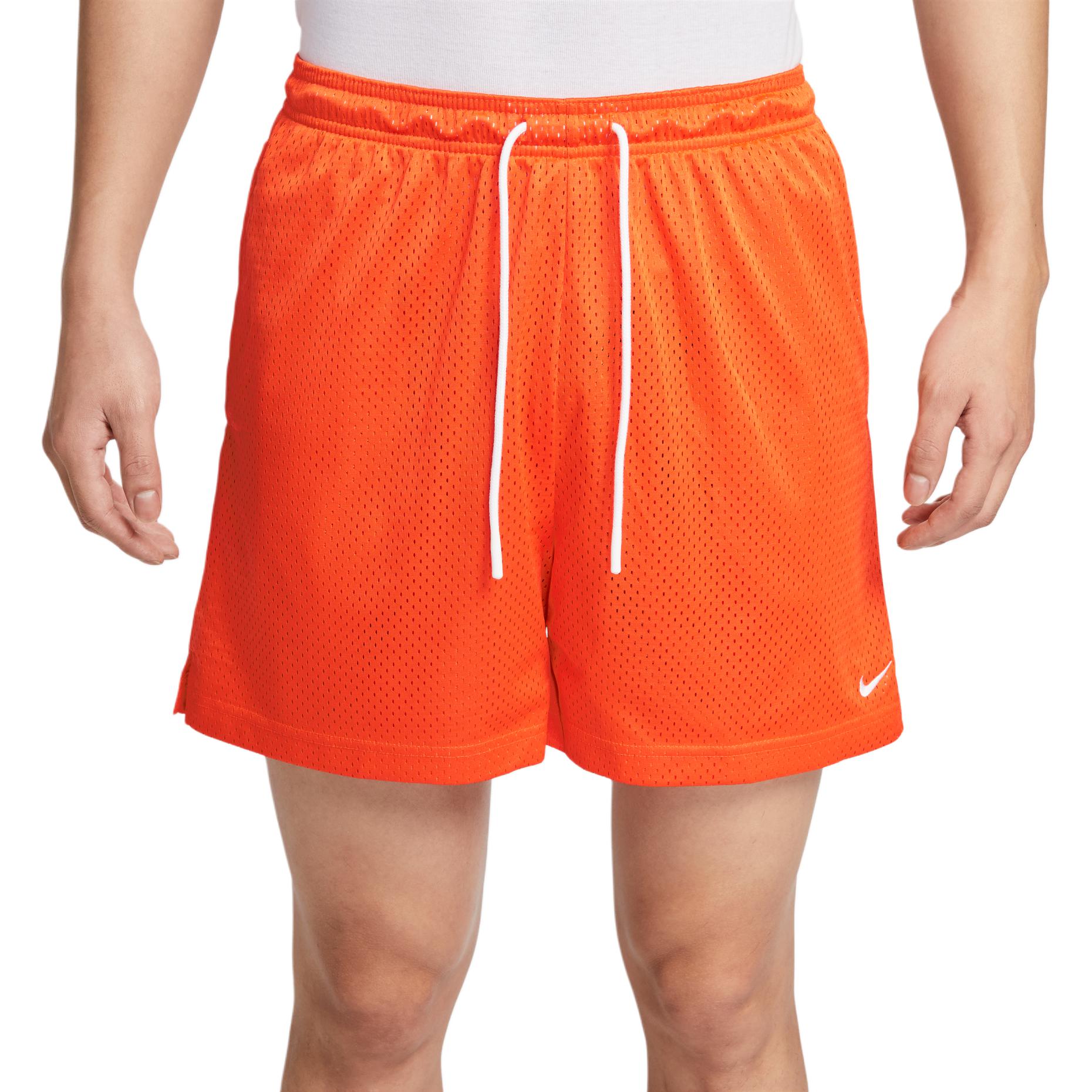 Мужские баскетбольные шорты dri fit Nike, оранжевый/белый — фото 2