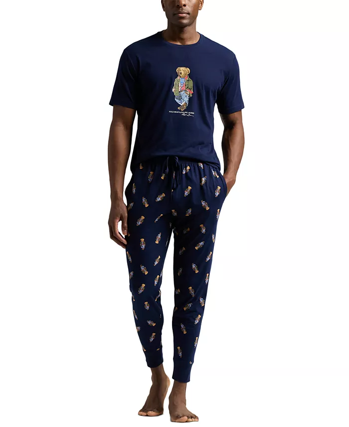 

Мужской пижамный комплект Polo Bear Jogger Polo Ralph Lauren, синий