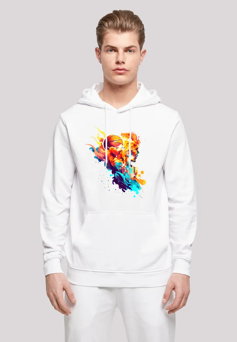 

Толстовка F4NT4STIC "Basketball Sport Player HOODIE", принт, белый