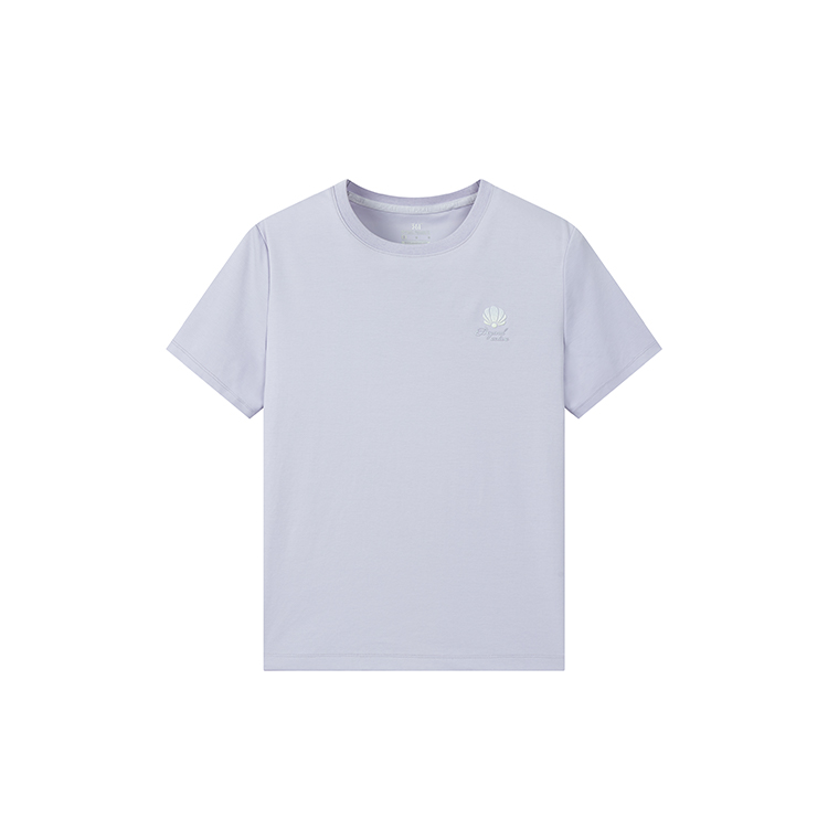 

361° Футболка женская Purple Crew Neck тонкая прямая посадка