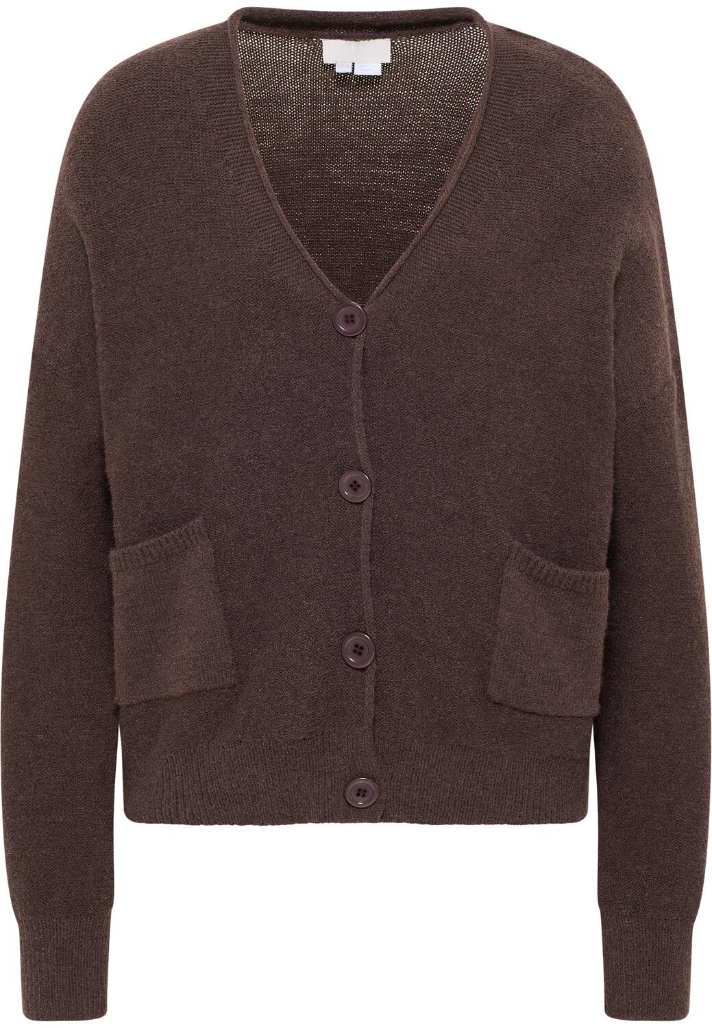

Толстовка RISA Strickjacke Mit Knöpfen, коричневый