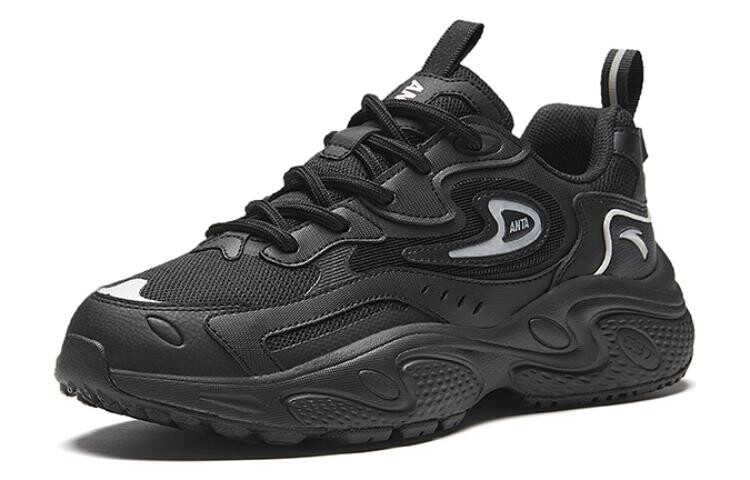 Кроссовки ANTA Stars Lifestyle Shoes Men Low-top Black, черный — фото 2