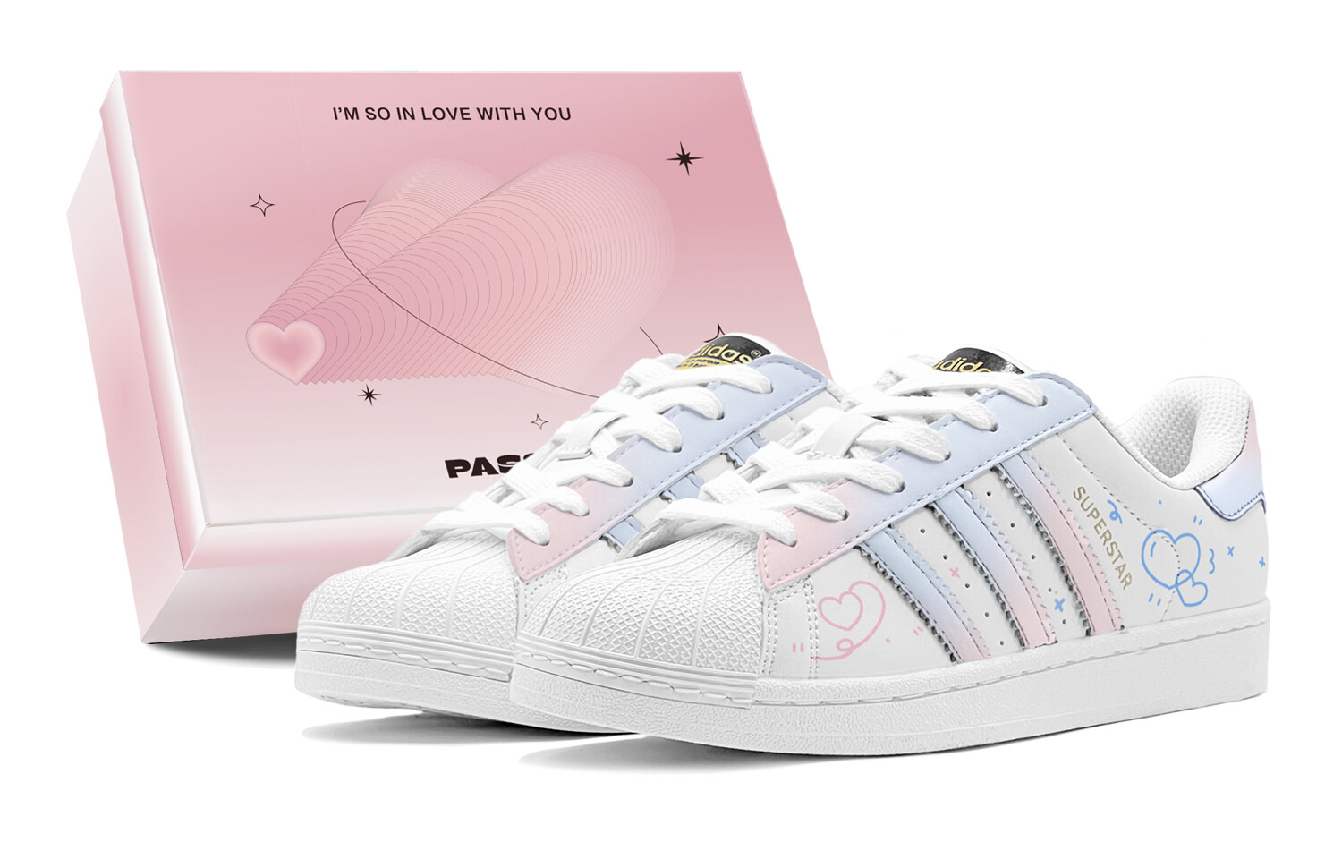 

Adidas originals Superstar Series Обувь для скейтбординга унисекс, Pink