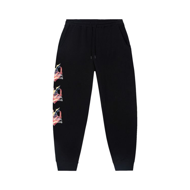 

Брюки Anti Social Social Club Rabbit Love Pants 'Black', черный
