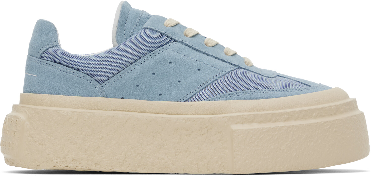 Синие массивные кроссовки Gambetta MM6 Maison Margiela