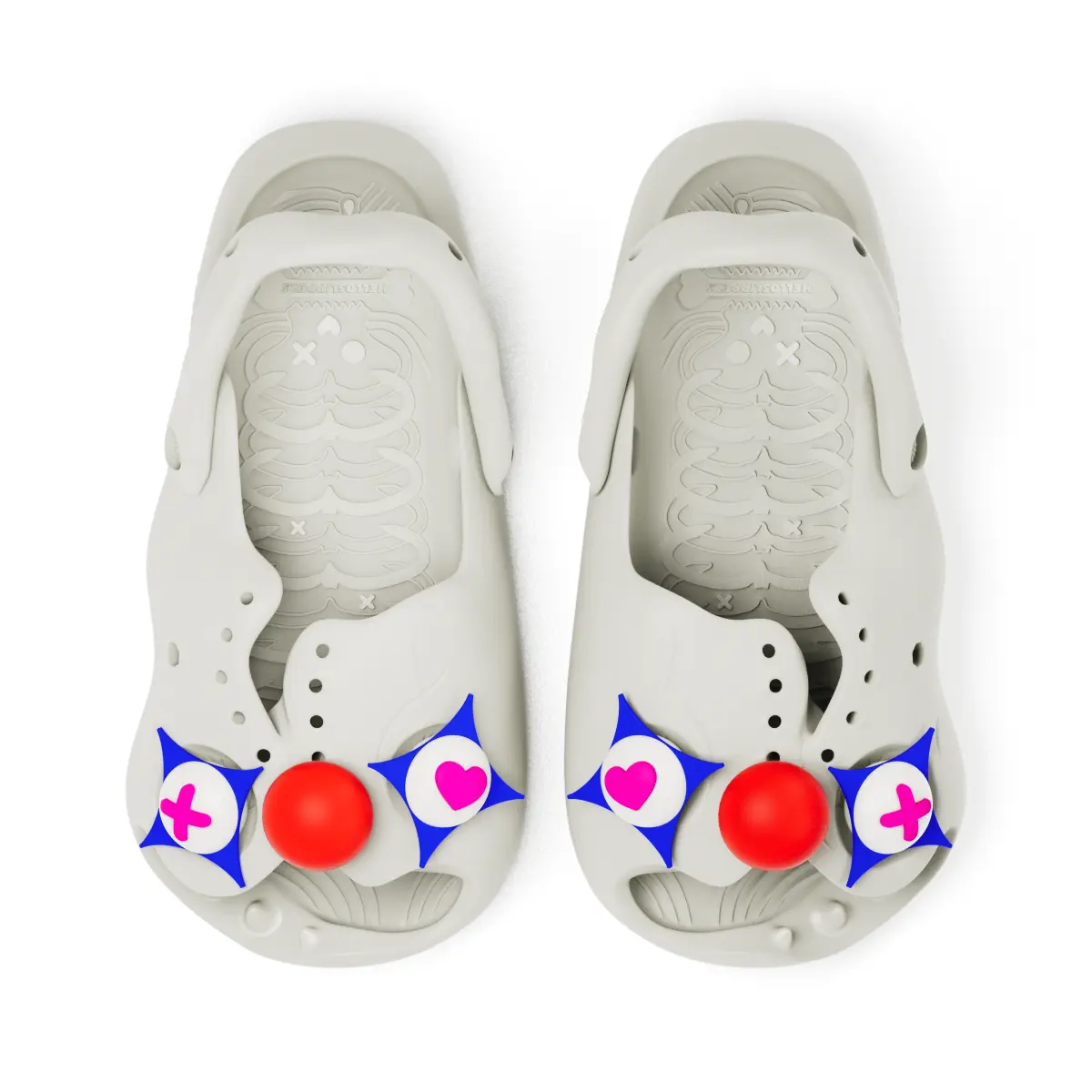 Мистер Скалли Сабо унисекс Helloslippers, светло-серый — фото 3