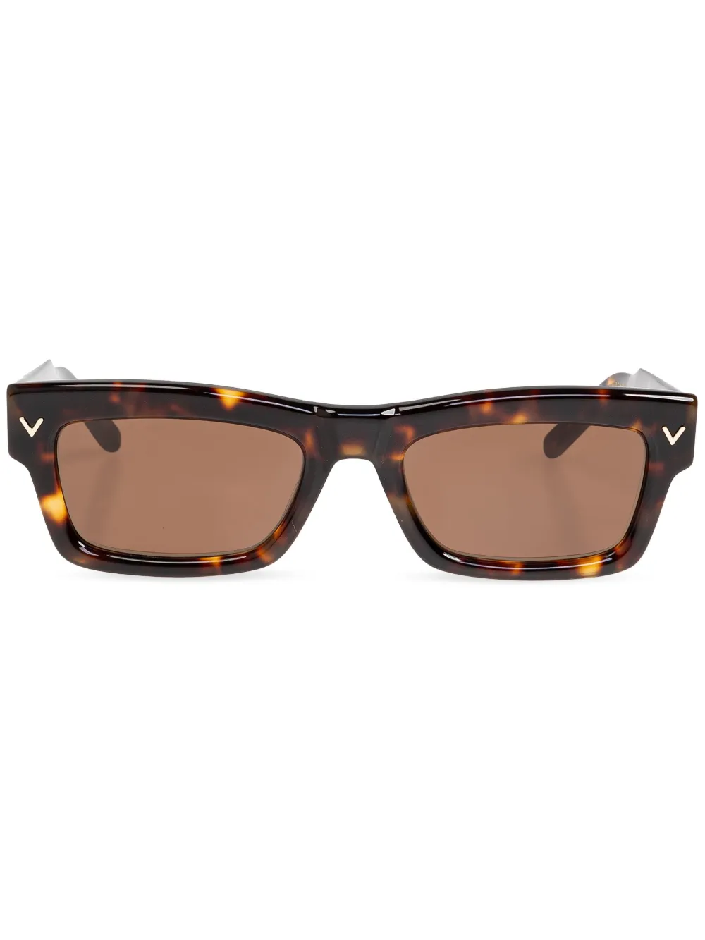 

Солнцезащитные очки в прямоугольной оправе VALENTINO GARAVANI EYEWEAR, коричневый