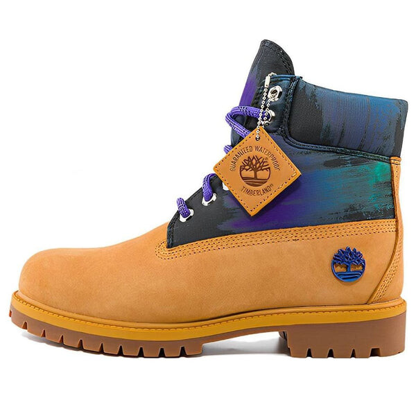 

Кроссовки heritage 6 inch waterproof boot 'wheat nubuck with print' Timberland, желтый