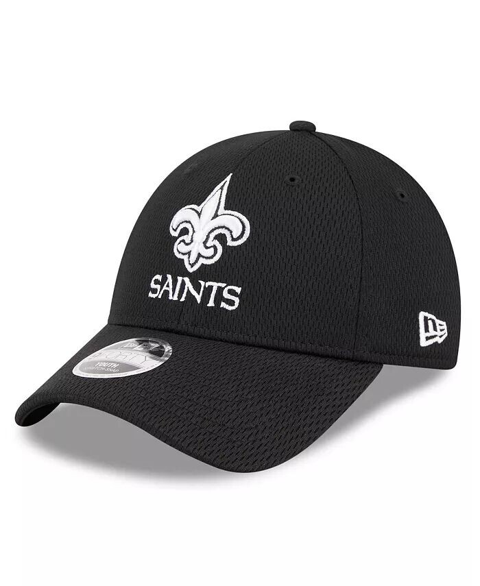 

Юноши и девушки Черный New Orleans Saints Main B-Dub 9FORTY Регулируемая кепка New Era