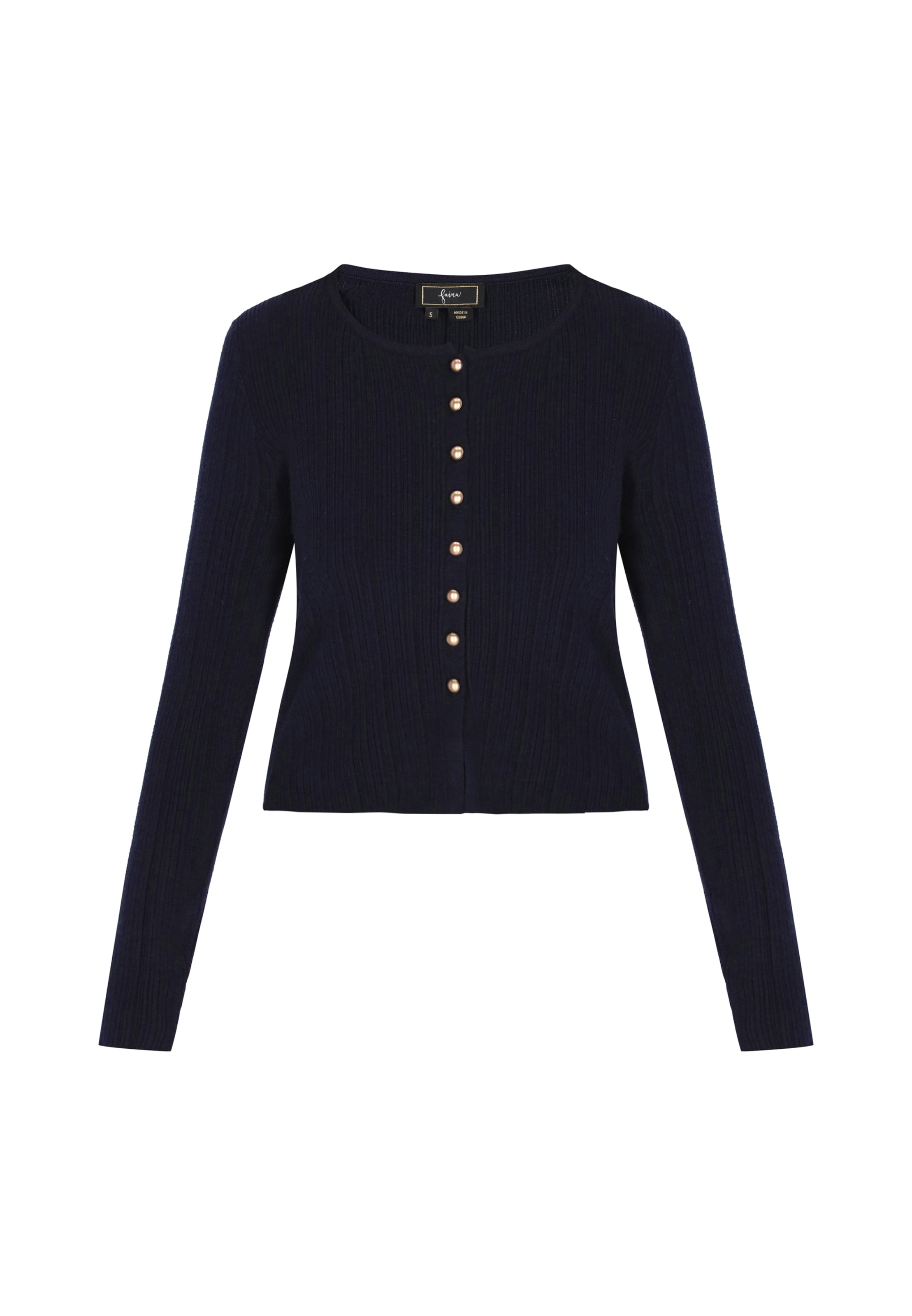 

Faina Вязаный кардиган в цвете navy