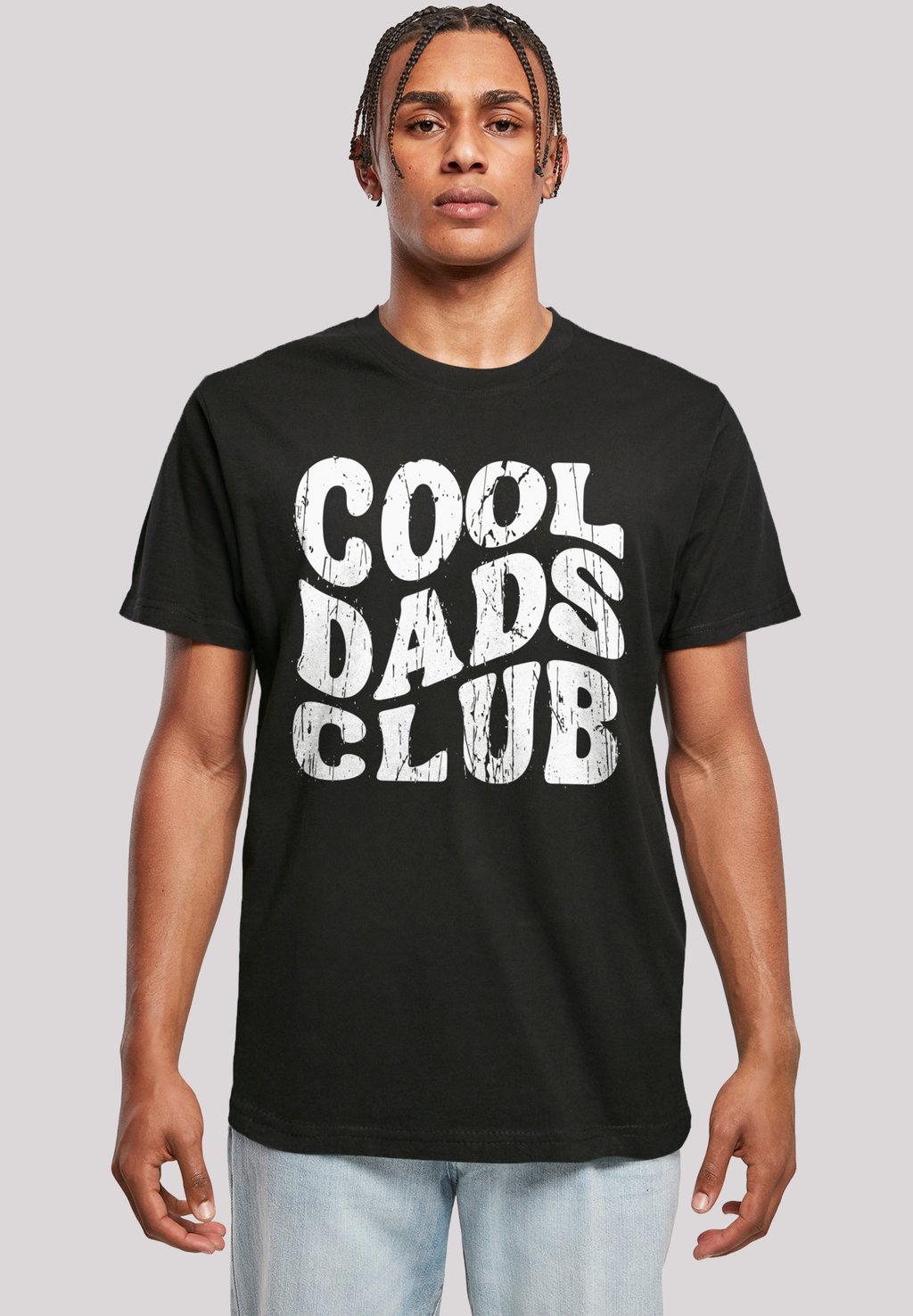 

Футболка с принтом COOL DADS CLUB VINTAGE VATERTAGS DESIGN F4NT4STIC, черный